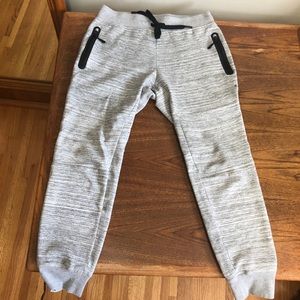 Heather Grey Sweatpants with zippered pockets